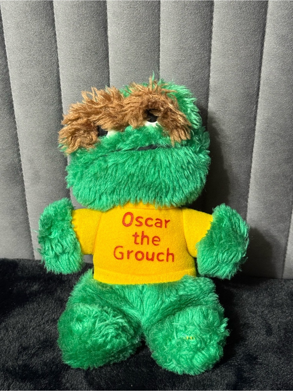 Vintage 1983 Oscar The Grouch Plush Sesame Street Muppets Playskool